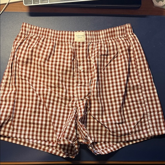 American Eagle Outfitters Other - American Eagle Outfitters Men's Red and White Checkered Boxers